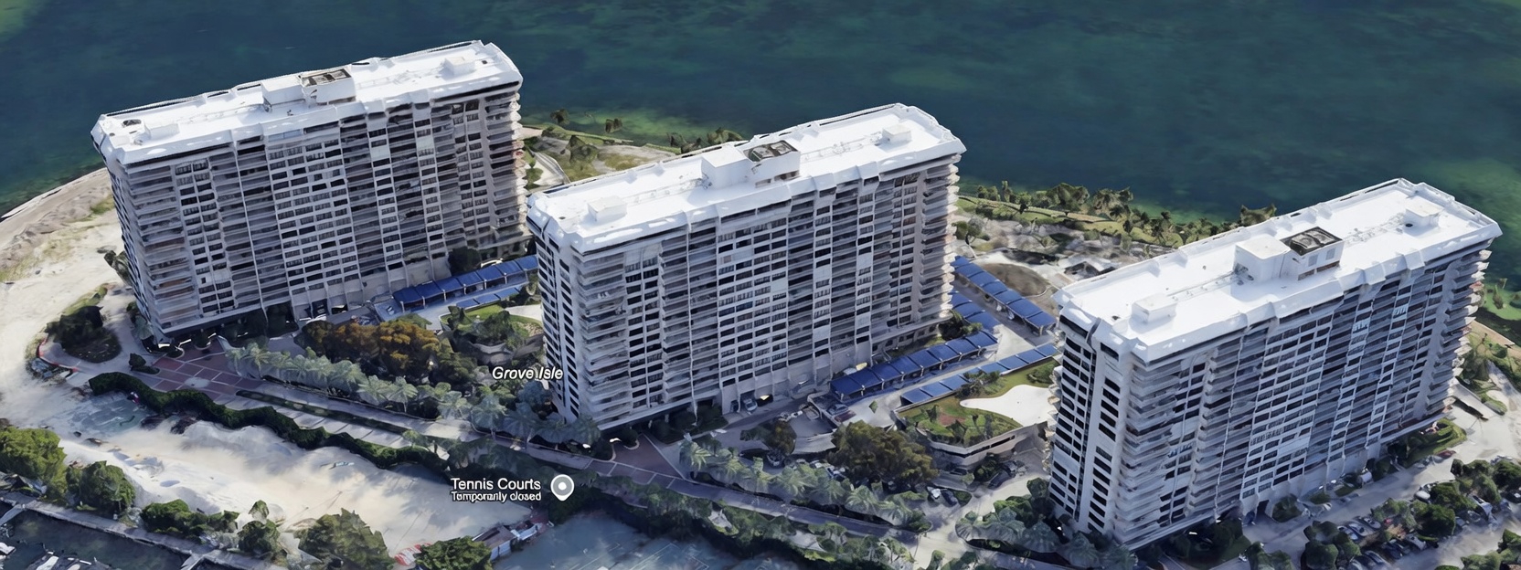 Grove Isle Oceanfront Towers after restoration