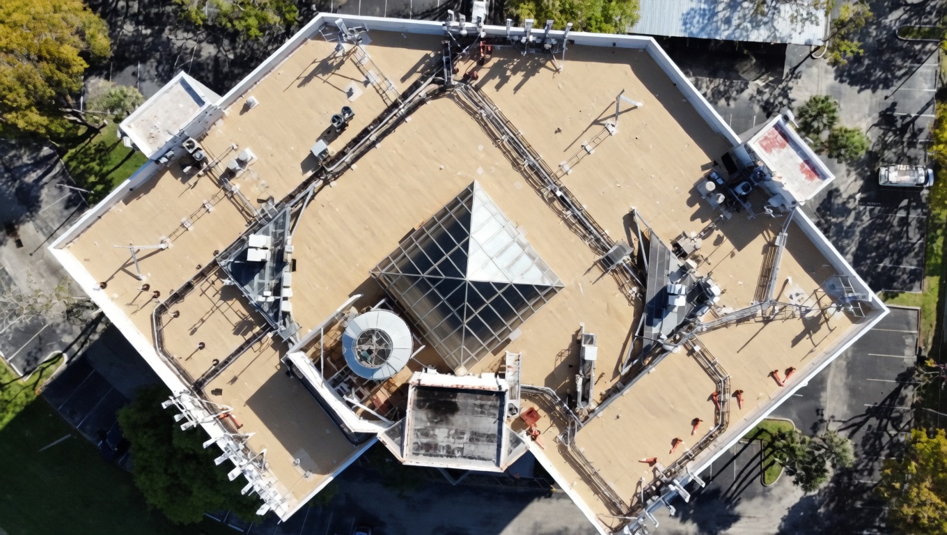Communications Operations Roof after restoration
